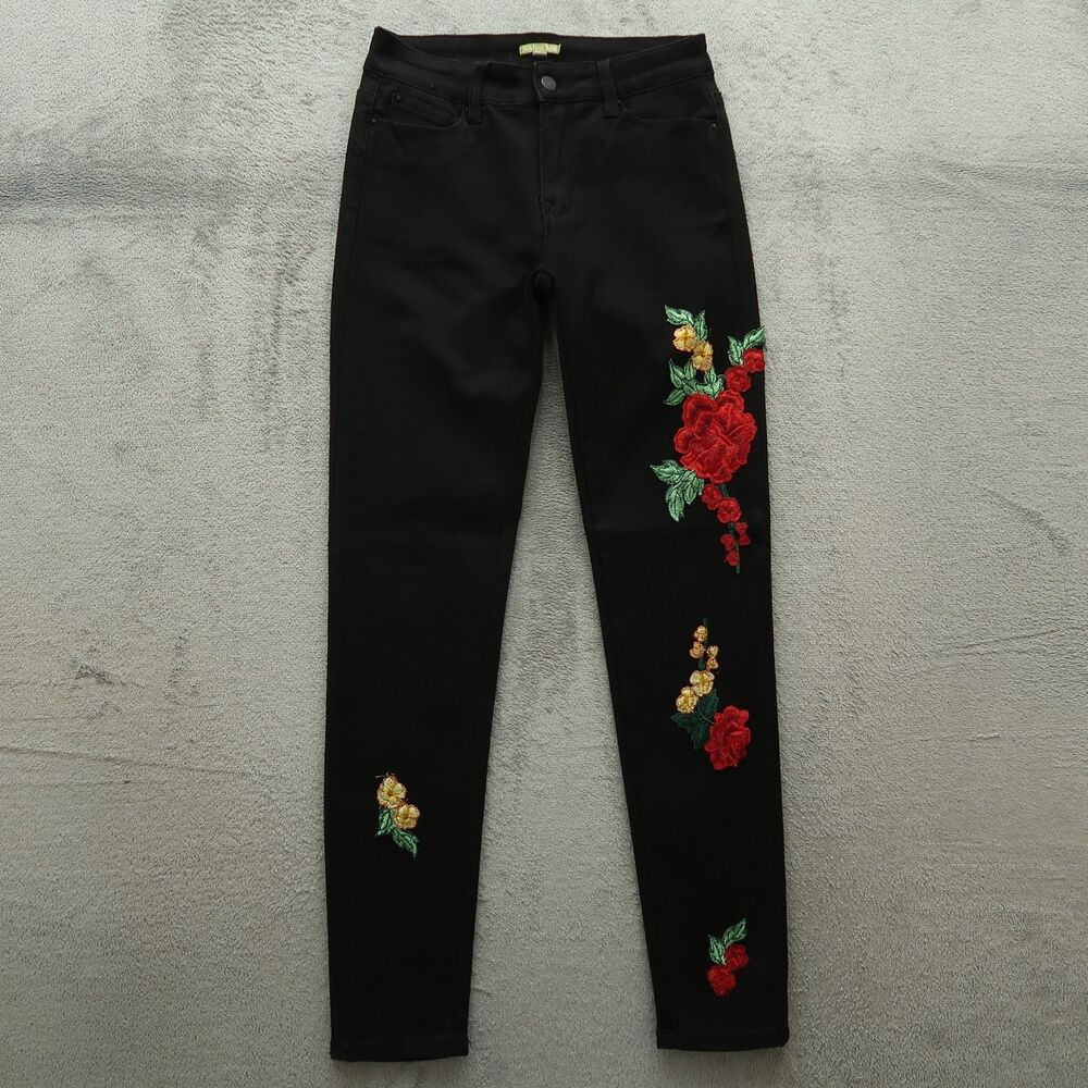 GIANNI BINI Jeans Women's Size M Multicolor Mid-Rise Skinny Denim 30" Inseam